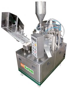 PK 30 PL – A Plastic Tube Filling and Sealing is very cost effective filler providing many features. The design of the machine is ergonomic and easy to handle and maintain for operators. The filler is very flexible, and therefore suitable for different product segments. It provides production speed of 60 tubes per minute, depending on the tube size and type of product.