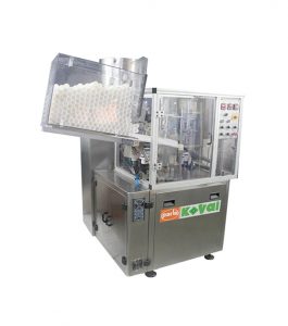 PK 60 PL – A is very cost effective filler providing many features. The design of the machine is ergonomic and easy to handle and maintain for operators. The filler is very flexible, and therefore suitable for different product segments. It provides production speed of 60 tubes per minute, depending on the tube size and type of product. The filling accuracy is excellent compared to competitor’s tube fillers in this speed range. All pneumatic controls are easily accessible without stopping the machine.